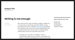 Desktop Screenshot of analyzethis.net