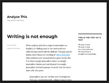 Tablet Screenshot of analyzethis.net